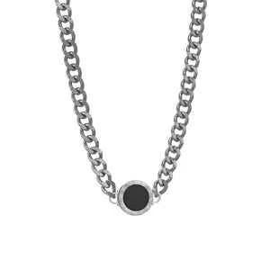 Luxurious Stainless Steel Necklace Silver