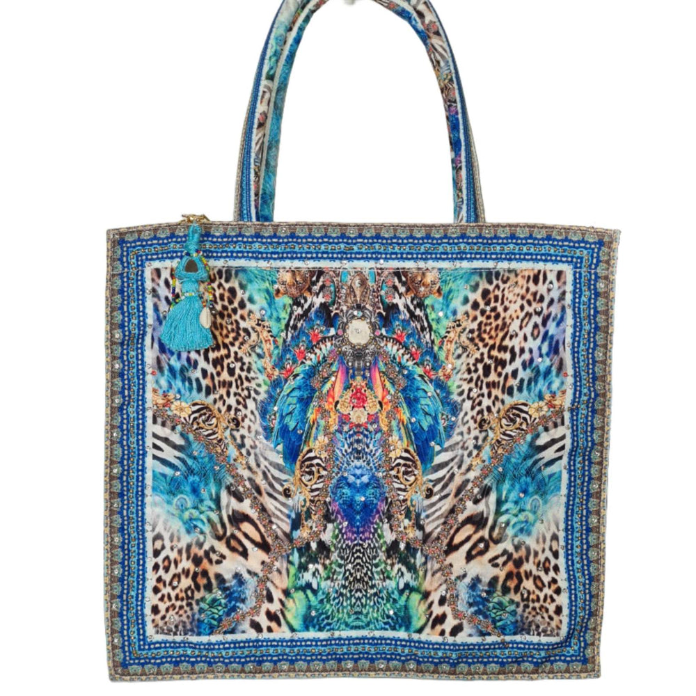 Large Embellished Tote Bag