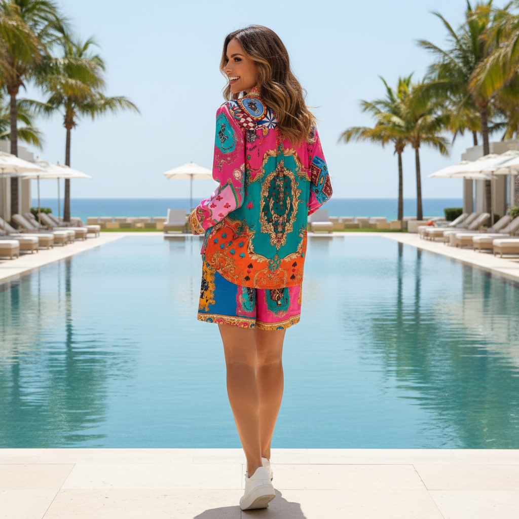 Long Sleeve Short & Shirt Set