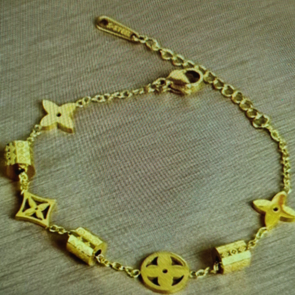 LV 24K Bracelet at Kaftans that Bling