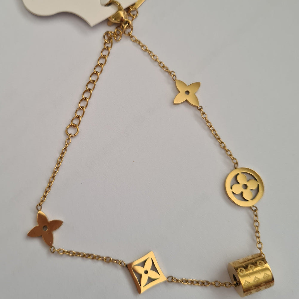 LV 24K Bracelet at Kaftans that Bling