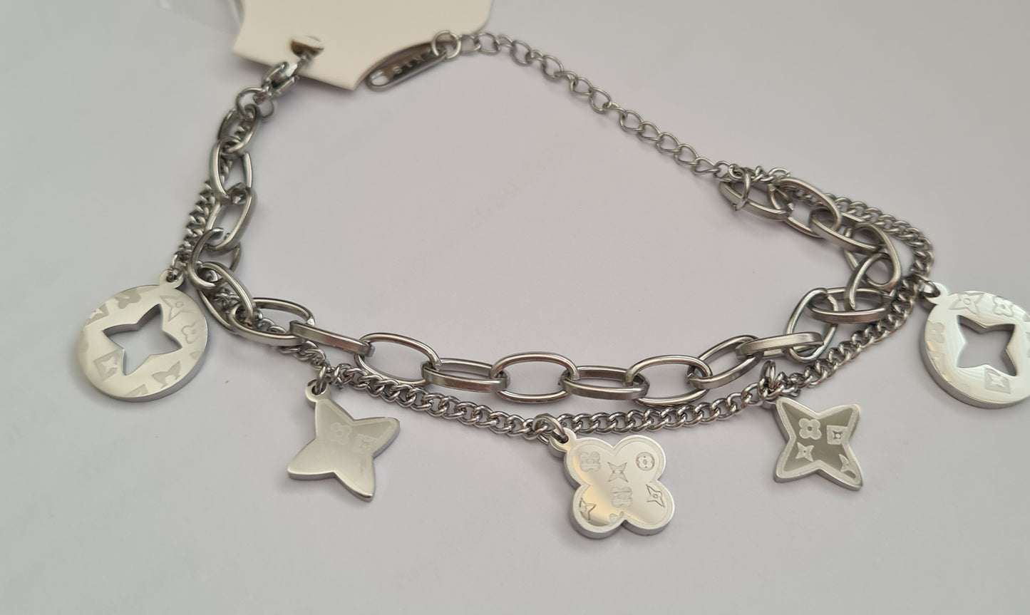 LV Bracelet Silver at Kaftans that Bling