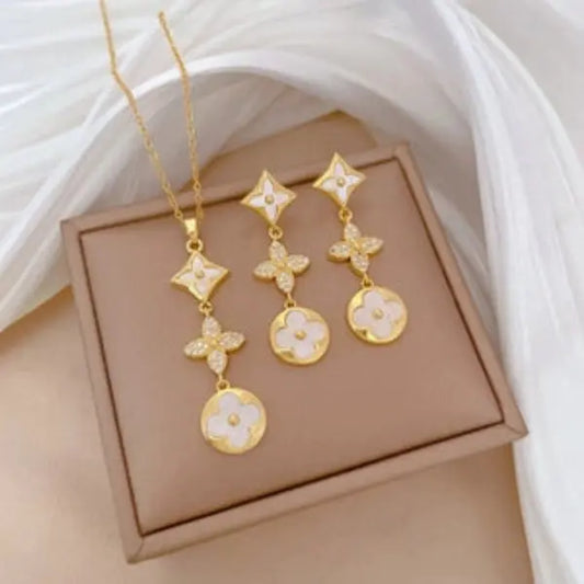 2 Piece LV 24K Jewelry Set at Kaftans that Bling