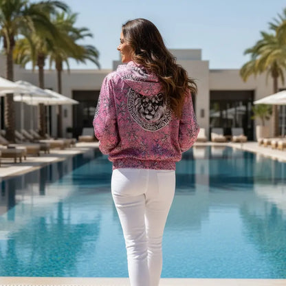 Embellished Bomber Jacket Baroque Lion