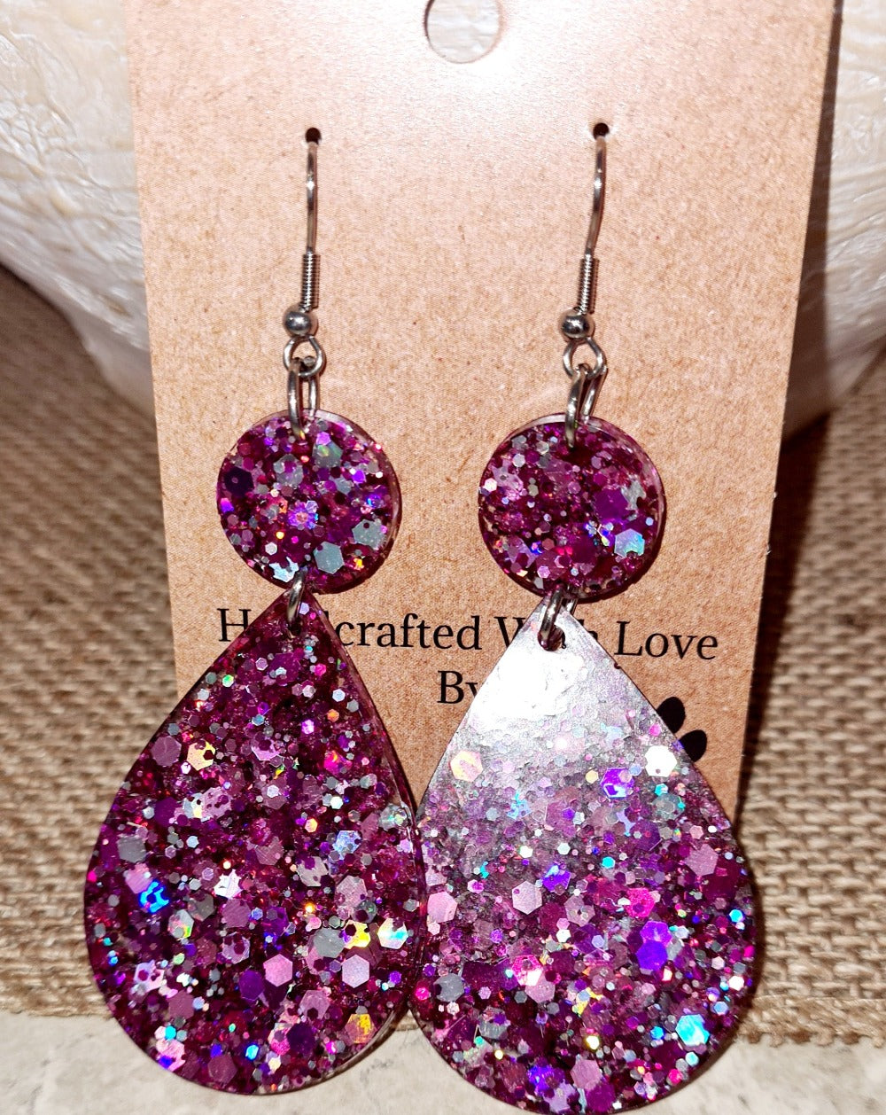 Clay & Resin Bling Handcrafted Earrings