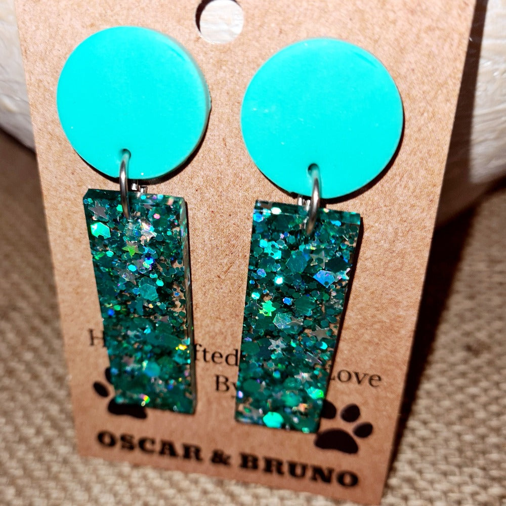 Clay & Resin Bling Handcrafted Earrings