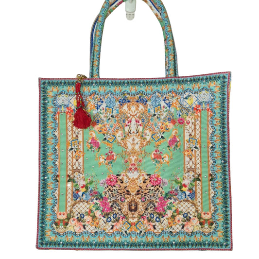 Large Embellished Tote Bag