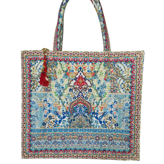 Large Embellished Tote Bag