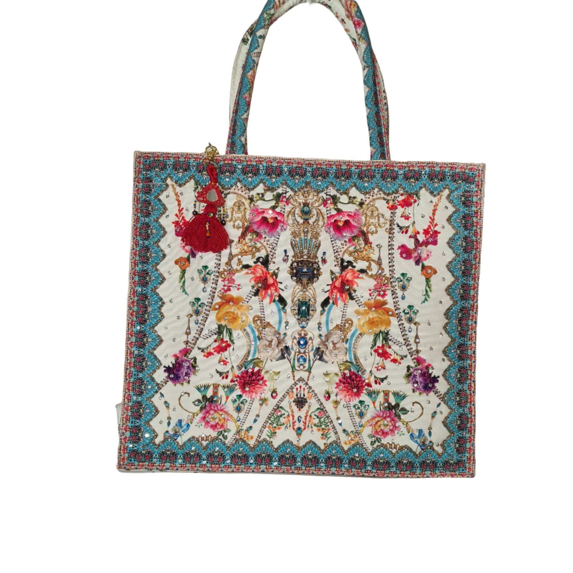 Large Embellished Tote Bag