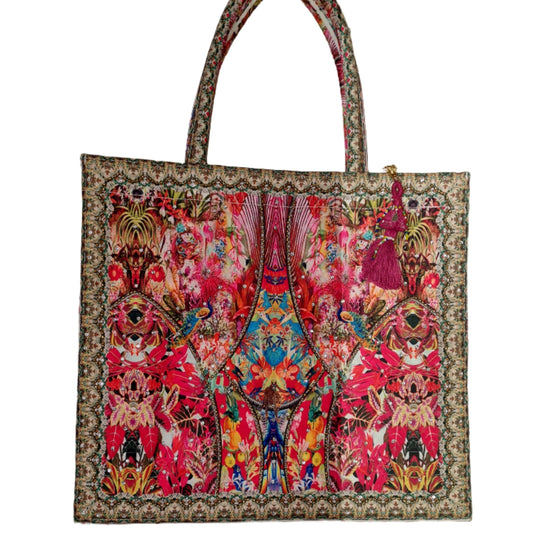 Large Embellished Tote Bag
