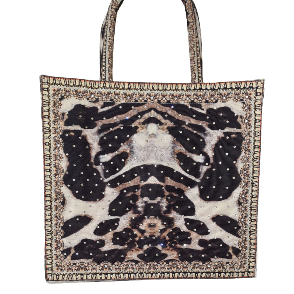 Large Embellished Tote Bag