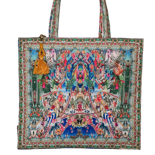 Large Embellished Tote Bag