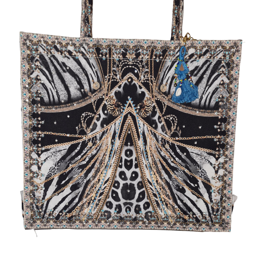 Large Embellished Tote Bag