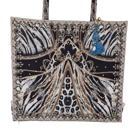 Large Embellished Tote Bag
