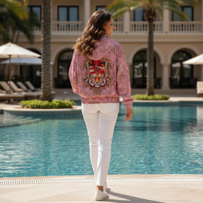 Embellished Bomber Jacket Baroque by KTB