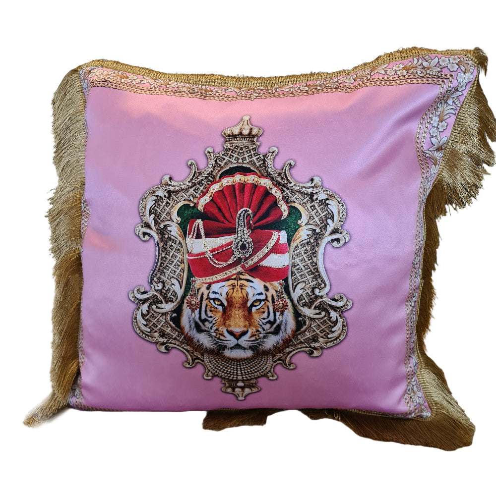 Silky Cushion Cover Maharaja Pink by KTB