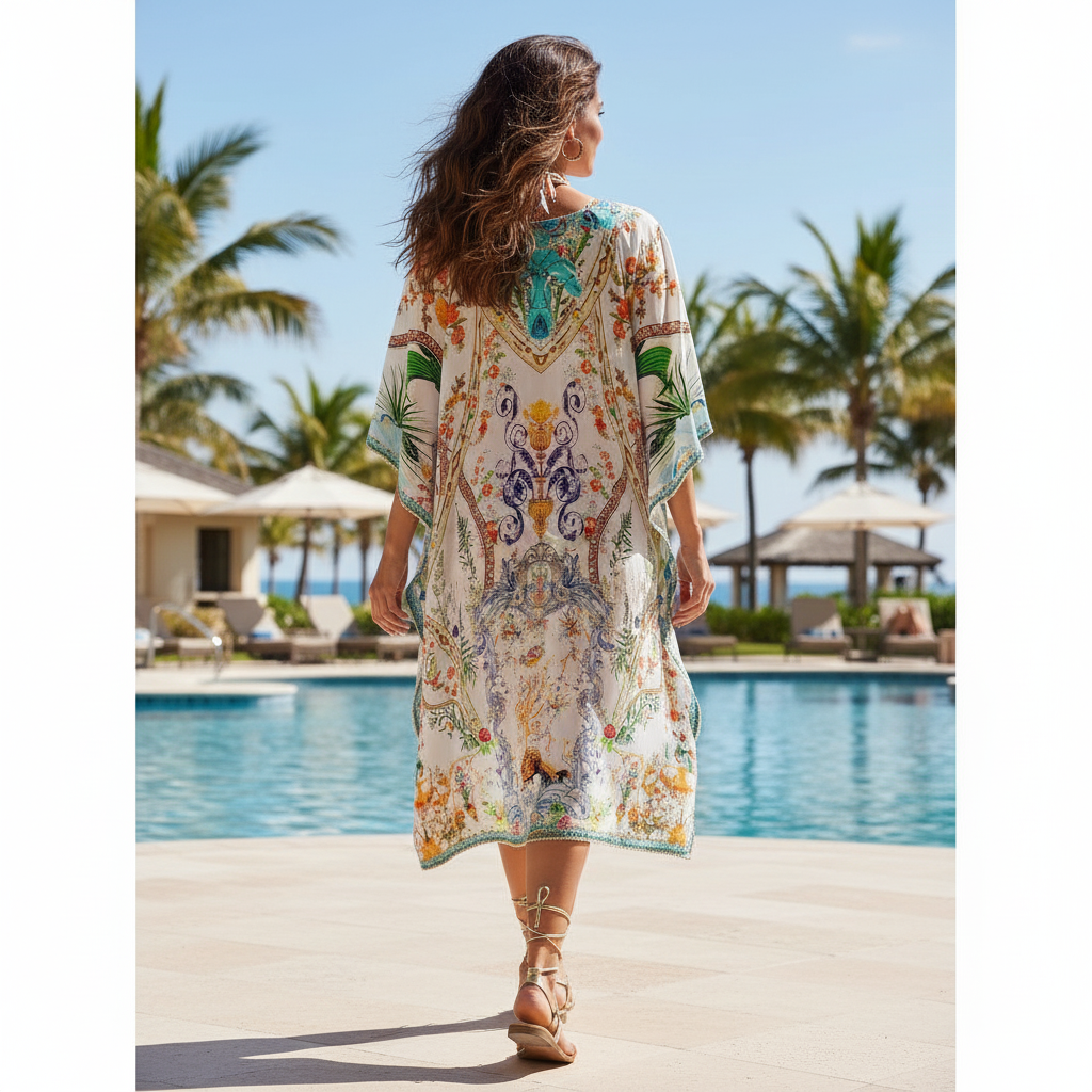 Short Embellished Kaftan Enchanted