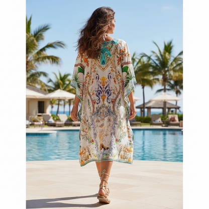 Short Embellished Kaftan Enchanted