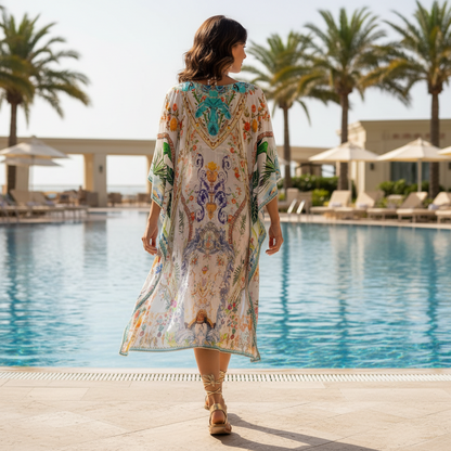 Short Embellished Kaftan Enchanted