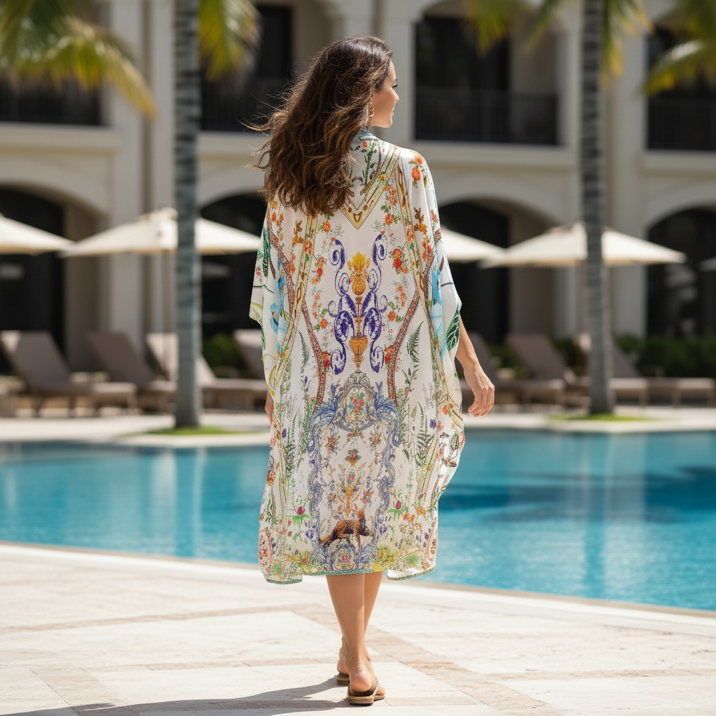 long Embellished Cape Enchanted