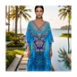 Short Silk Embellished Kaftan Reef by Kaftans that Bling