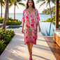 Short Silk Embellished Kaftan Secret Garden by Kaftans that Bling 