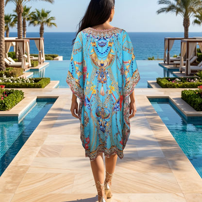 Short Embellished Kaftan Gardena