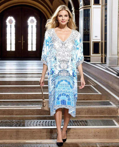 sleeve Embellished Dress Layla Kaftans that Bling  Kaftans that Bling
