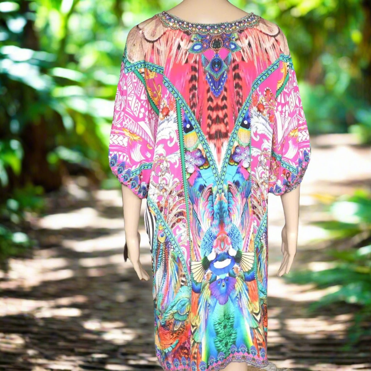 Layla 3/4 sleeve dress Amore 3/4 sleeve  Embellished Dress Kaftans that Bling  Kaftans that Bling