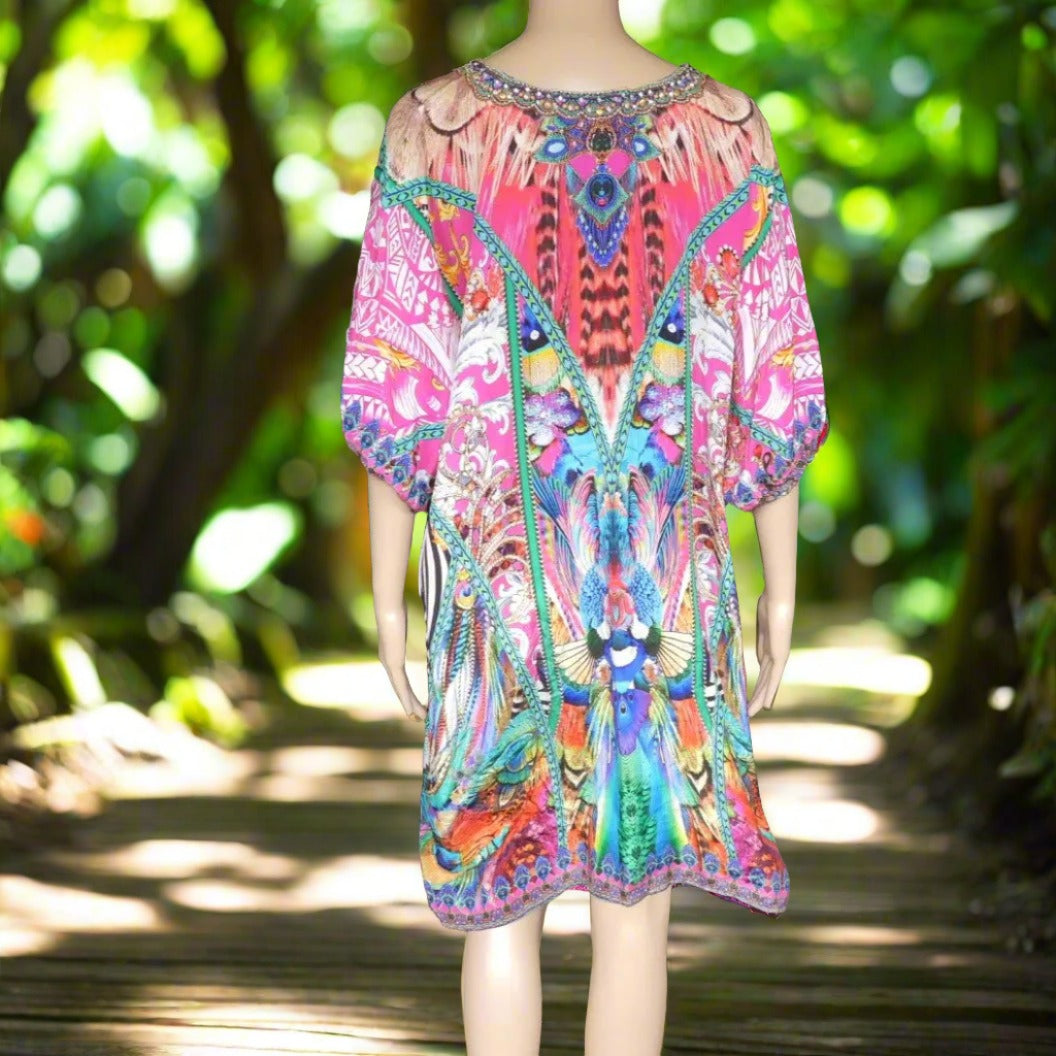 Layla 3/4 sleeve dress Amore 3/4 sleeve  Embellished Dress Kaftans that Bling  Kaftans that Bling