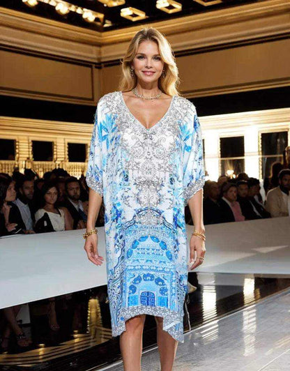 sleeve Embellished Dress Layla Kaftans that Bling  Kaftans that Bling