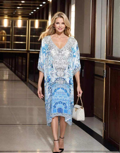 sleeve Embellished Dress Layla Kaftans that Bling  Kaftans that Bling