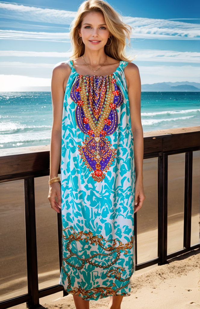 Long Silk Embellished Maxi Dress - Regal