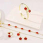 5 Piece Clove 24K Jewellery Set