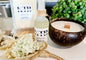 Deluxe soy candle set in reclaimed coconut shell with room spray and wax melts by Kaftans that Bling