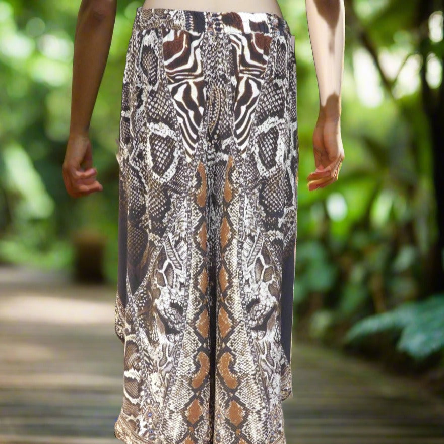 Silk Embellished Wrap Pants fashion spectrum  Kaftans that Bling