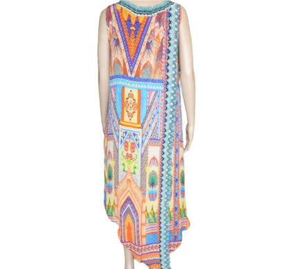 Silk Embellished Flyaway Top/dress Harmony