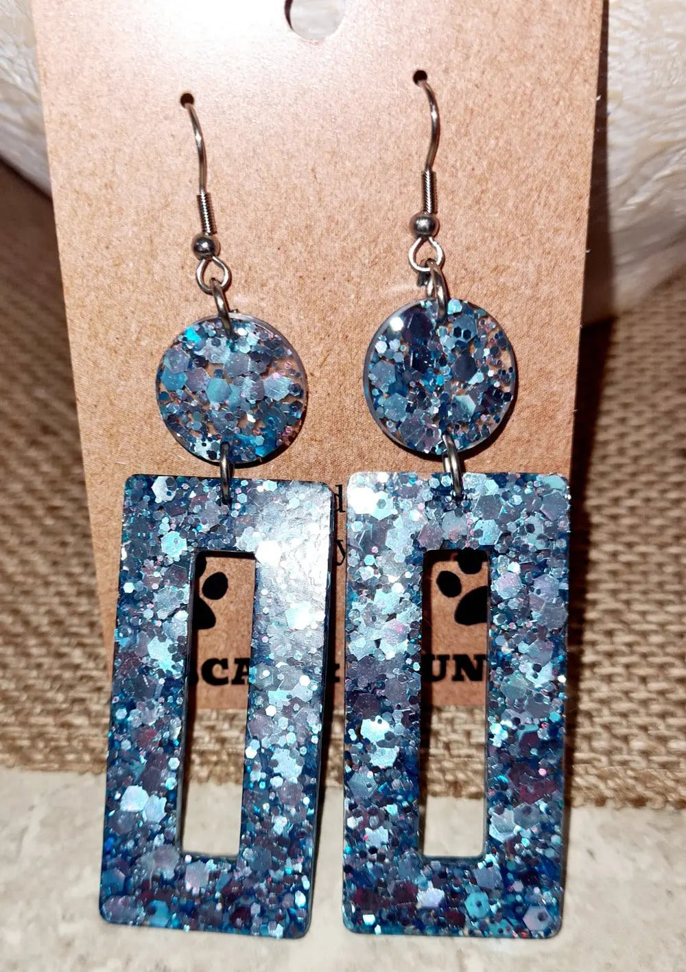 Clay & Resin Bling Handcrafted Earrings