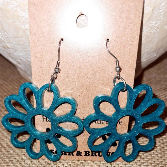 Clay & Resin Bling Handcrafted Earrings