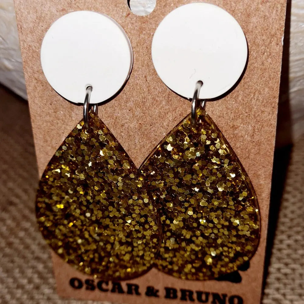 Clay & Resin Bling Handcrafted Earrings