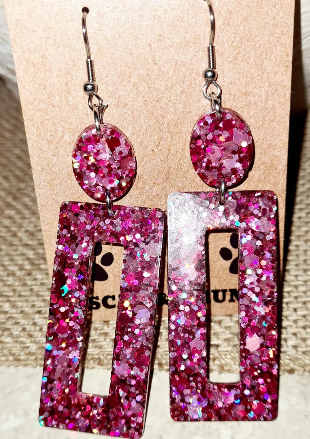 Clay & Resin Bling Handcrafted Earrings