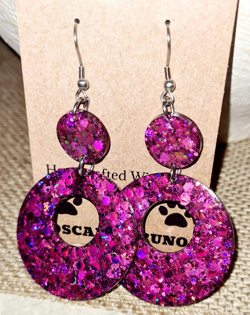 Clay & Resin Bling Handcrafted Earrings