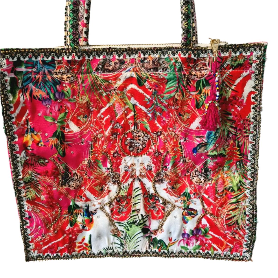 Embellished Tote Bag Large Embellished Tote Bag Fashion Spectrum  Kaftans that Bling