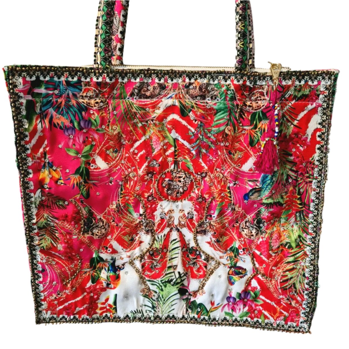 Embellished Tote Bag Large Embellished Tote Bag Fashion Spectrum  Kaftans that Bling