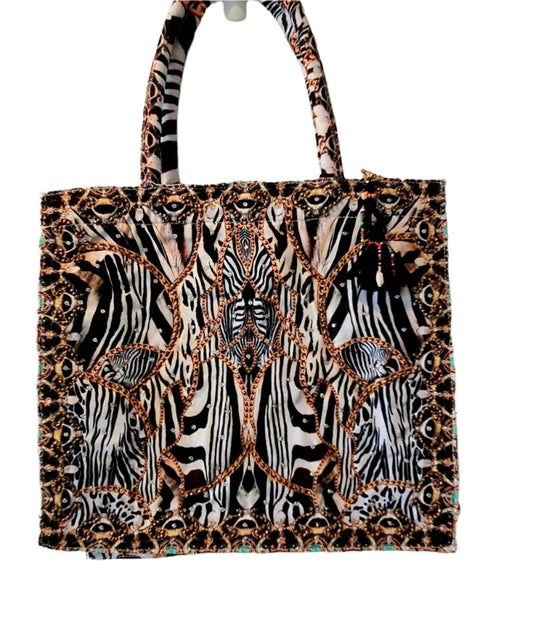 Large Embellished Tote Bag - Kaftans that Bling