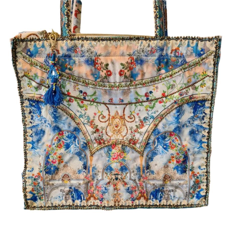 Large Embellished Tote Bag - Kaftans that Bling