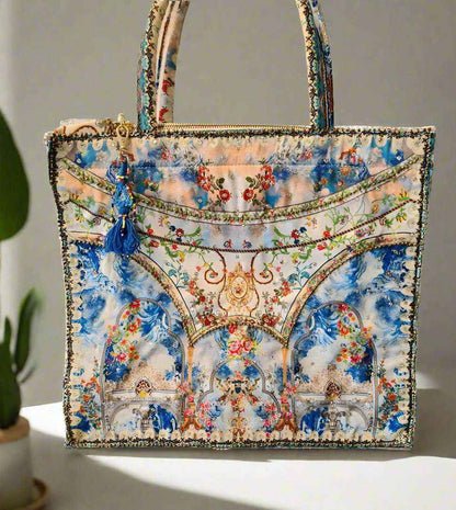 Large Embellished Tote Bag