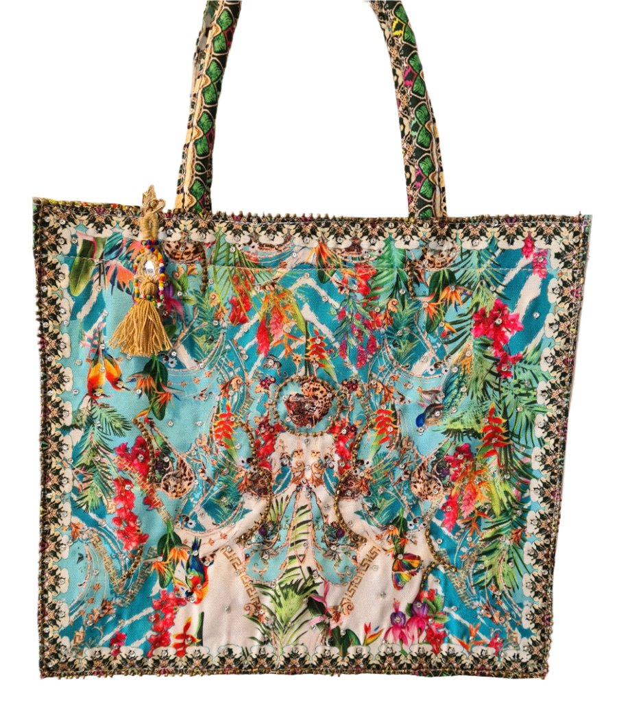 Large Embellished Tote Bag - Kaftans that Bling