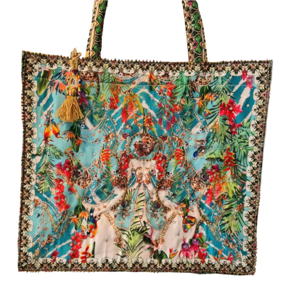 Large Embellished Tote Bag - Kaftans that Bling