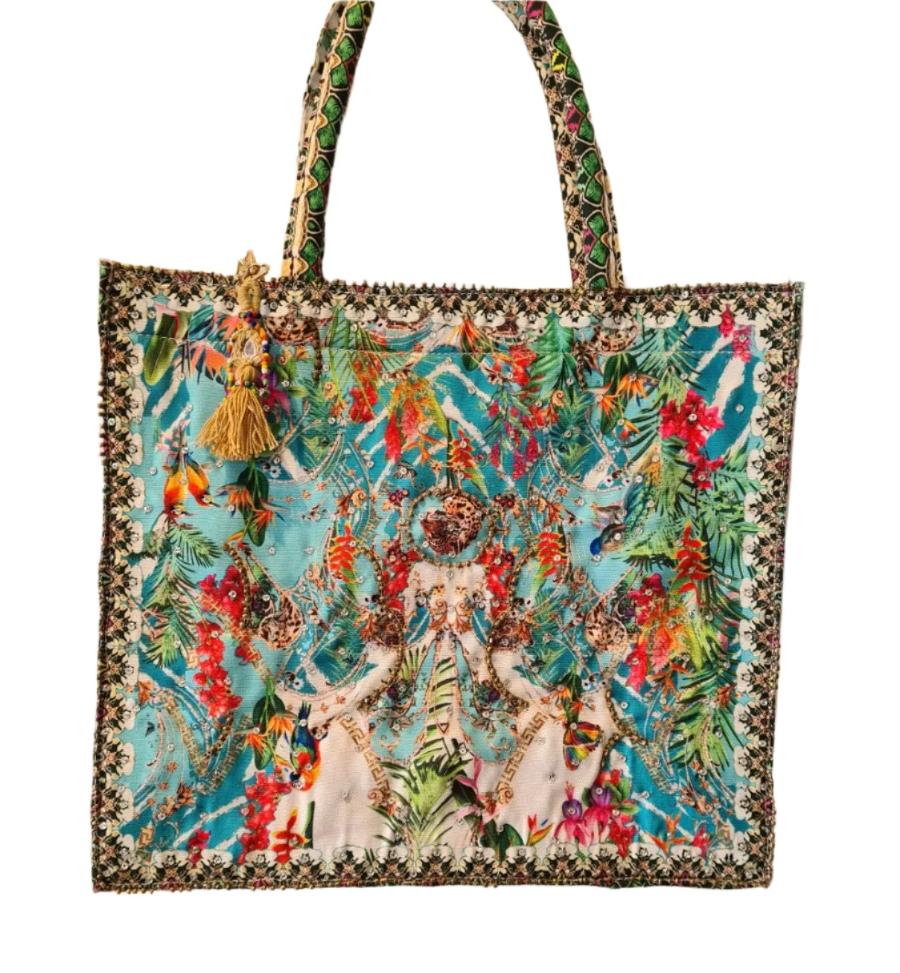 Large Embellished Tote Bag - Kaftans that Bling